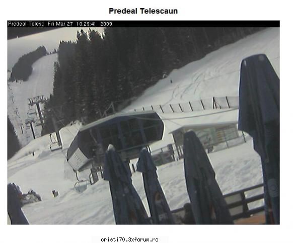 Predeal Live webcam partia Clabucet Harta turistica Predeal - Romania Live - TV online Live webcams Sonymap Kiut Harta rutiera Romania